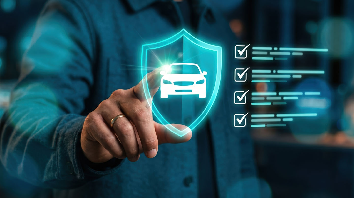 Expert automobile examinant les documents d'un véhicule de collection lors d'une expertise